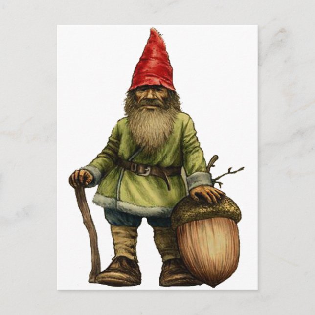 POSTAL EL GNOME FORESTAL (Anverso)