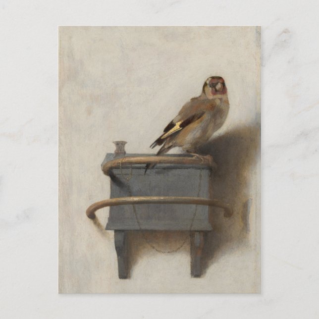 Postal El Goldfinch (Anverso)
