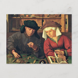 Postal El Goldwäger Y Su Esposa De Massys Quentin