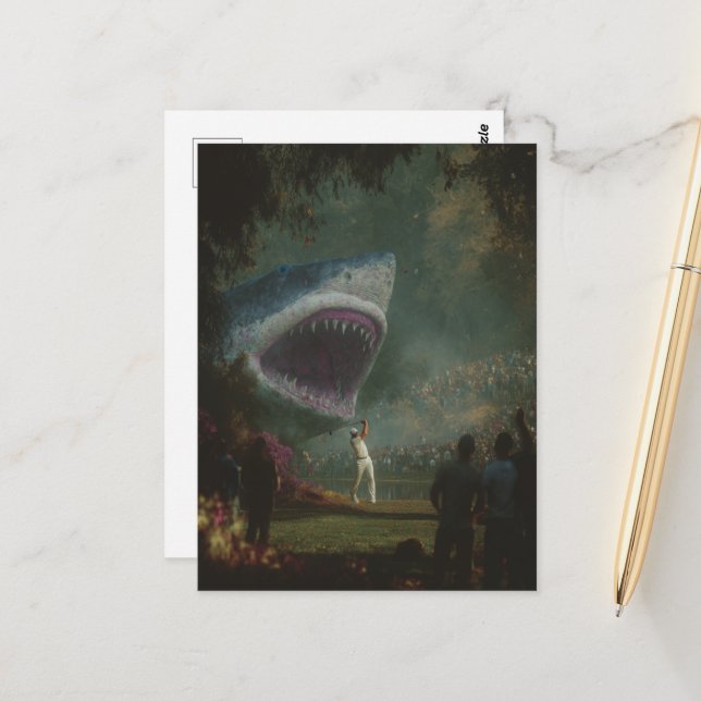 Postal El golf se ha vuelto emocionante (Anverso/Reverso In Situ)