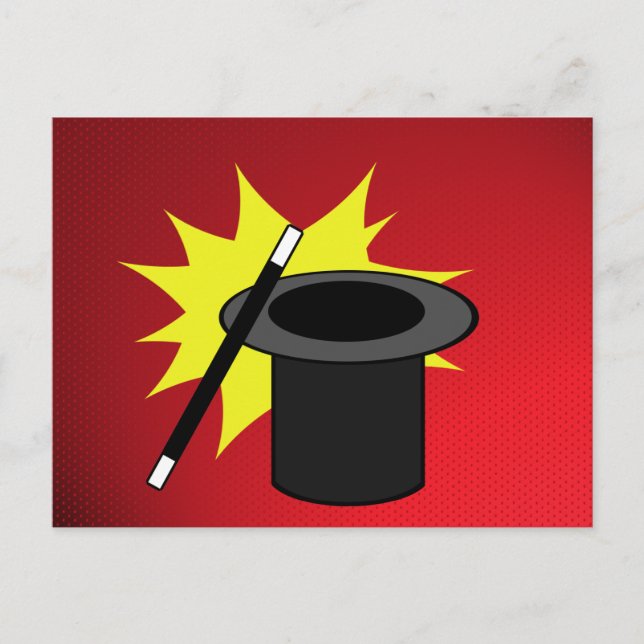 Postal El Gorra de Magic Me/ Magician (Anverso)