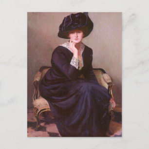 Postal El Gorra negro de Lilla Cabot Perry