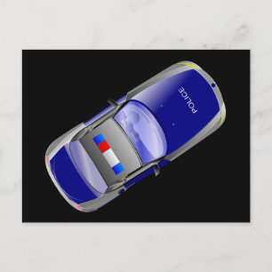 Postal El graduado de la academia de la aplicación de ley