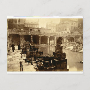 Postal El Gran Baño Romano, Baño (foto de abajo)