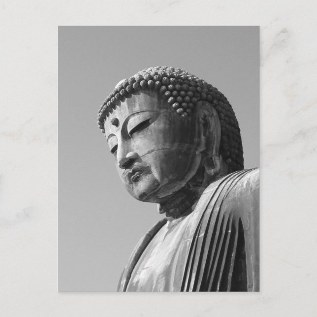 Postal El Gran Buda: Kamakura, Japón (Anverso)