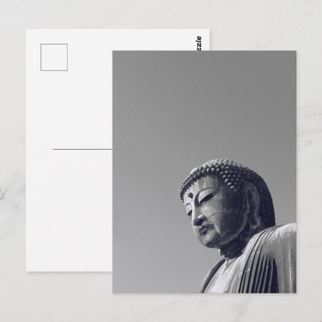 Postal El Gran Buda, Kamakura, Japón (Anverso / Reverso)