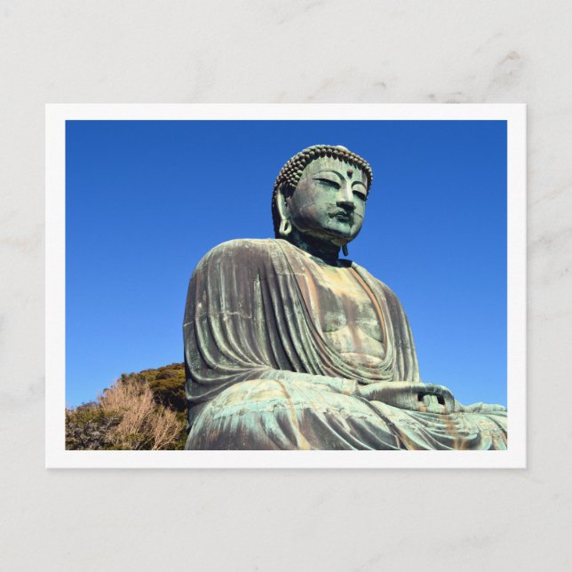 Postal El Gran Buda: Kamakura, Japón (Anverso)