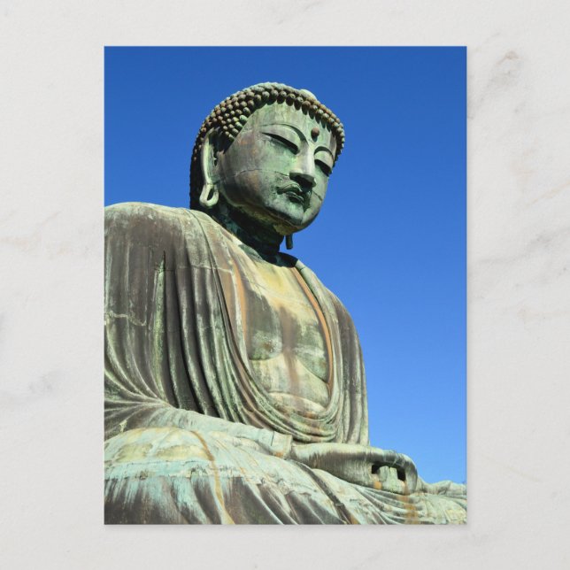 Postal El Gran Buda: Kamakura, Japón (Anverso)