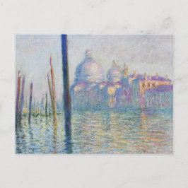 Postal El Gran Canal de Claude Monet (1908) 