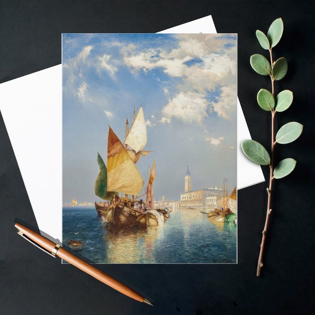 Postal El Gran Canal de Venecia (1903), por Thomas Moran (Subido por el creador)