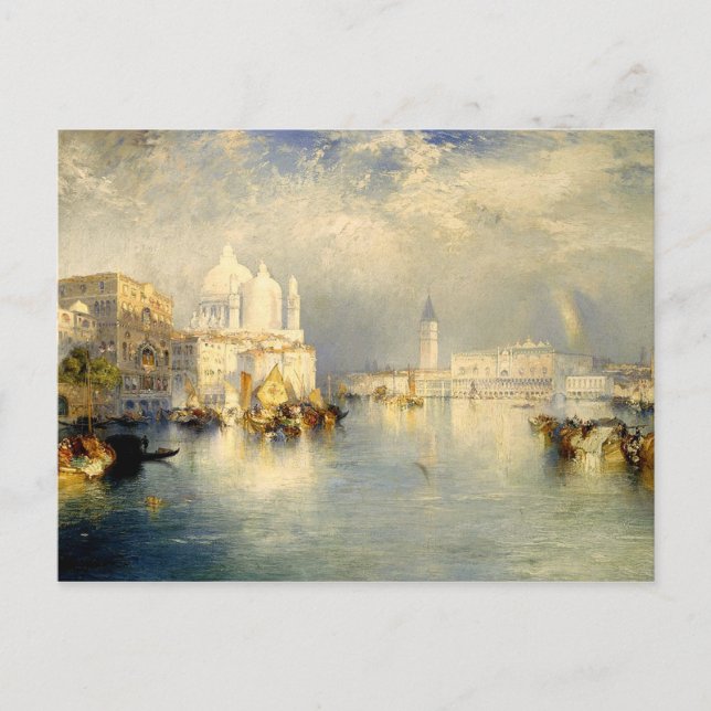 Postal El Gran Canal, Venecia (Anverso)
