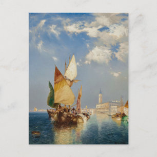 Postal El Gran Canal, Venecia por Thomas Moran