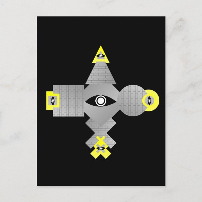 Postal El gran cerco (Anverso)