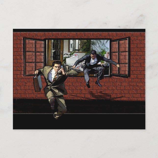 Postal El gran escape (Anverso)