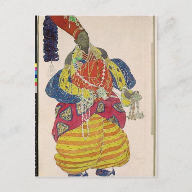 Postal El gran Eunuco (Anverso)