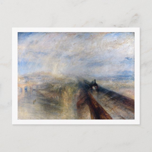 Postal El Gran Ferrocarril Occidental, William Turner, 18 (Anverso)