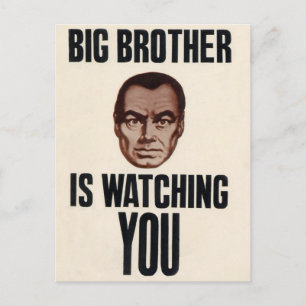 Postal ¡El Gran Hermano te está vigilando!