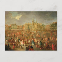 El Gran Lugar durante el Mardi Gras, Cambrai, 1765