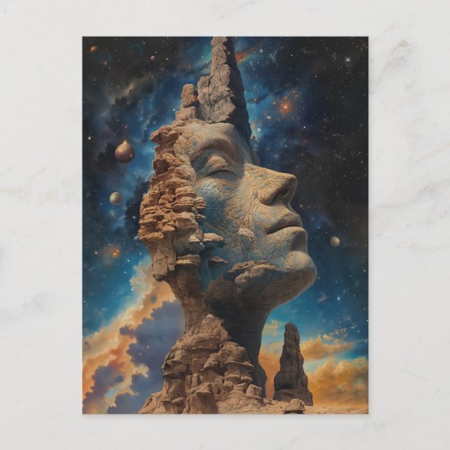 Postal El Gran Pensador Del Arte De La Fantasía Universo (Anverso)