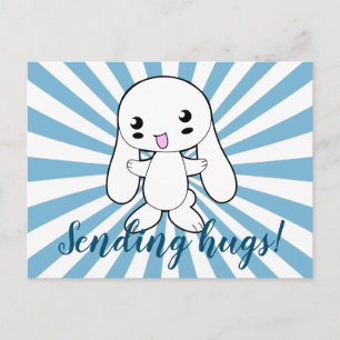 Postal El gran Personalizado de Kawaii Bunny