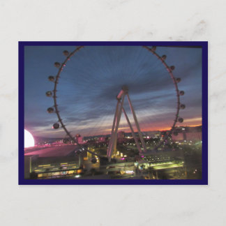 Postal El gran Roller y la Esfera Las Vegas