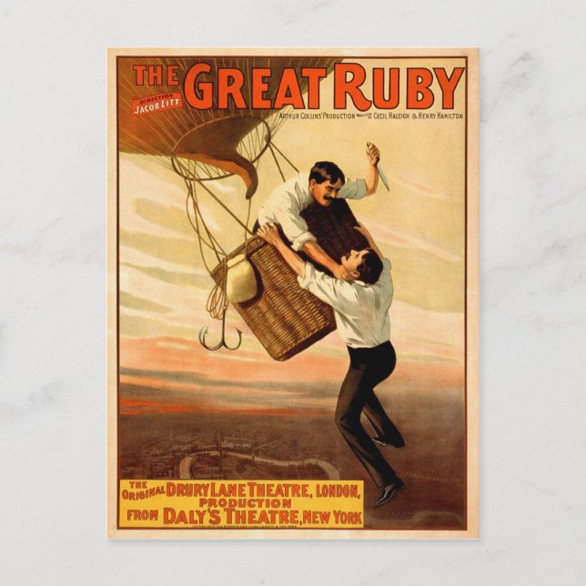 Postal El Gran Rubí, 1899 (Anverso)