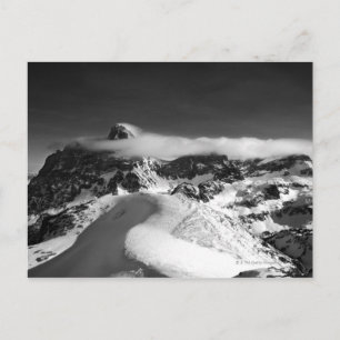 Postal El Gran Tetón y la catedral como