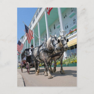 Postal El Grand Hotel - Isla Mackinac, Michigan