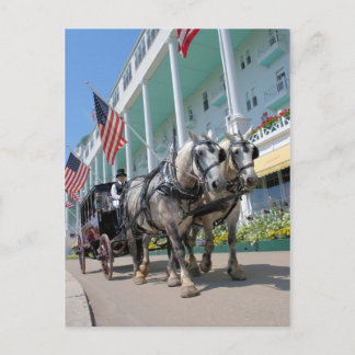 Postal El Grand Hotel - Isla Mackinac, Michigan