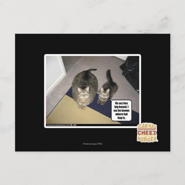 Postal Él grande de los hes del sez deshuesado (Anverso)