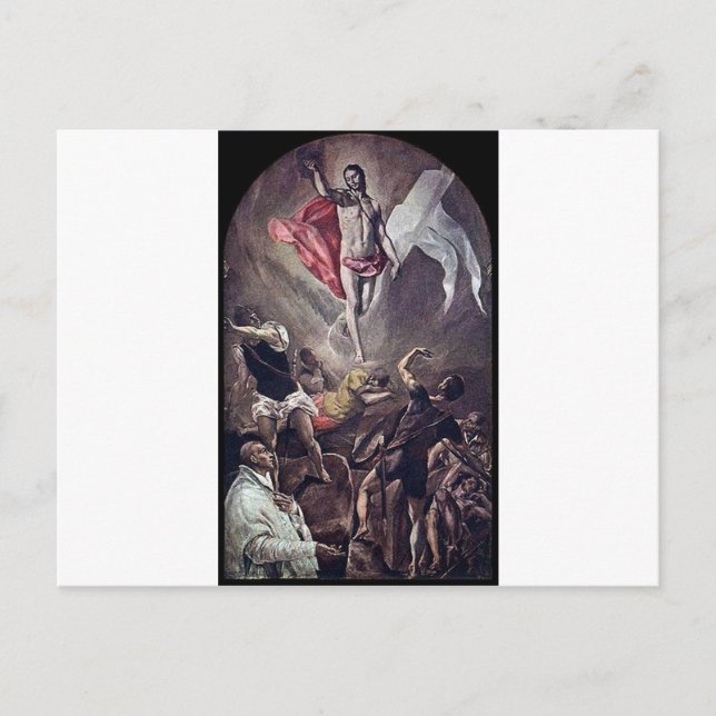 Postal el greco (Anverso)
