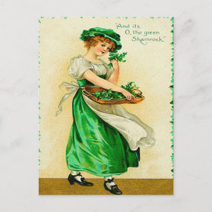 Postal El Green Shamrock Vintage St.