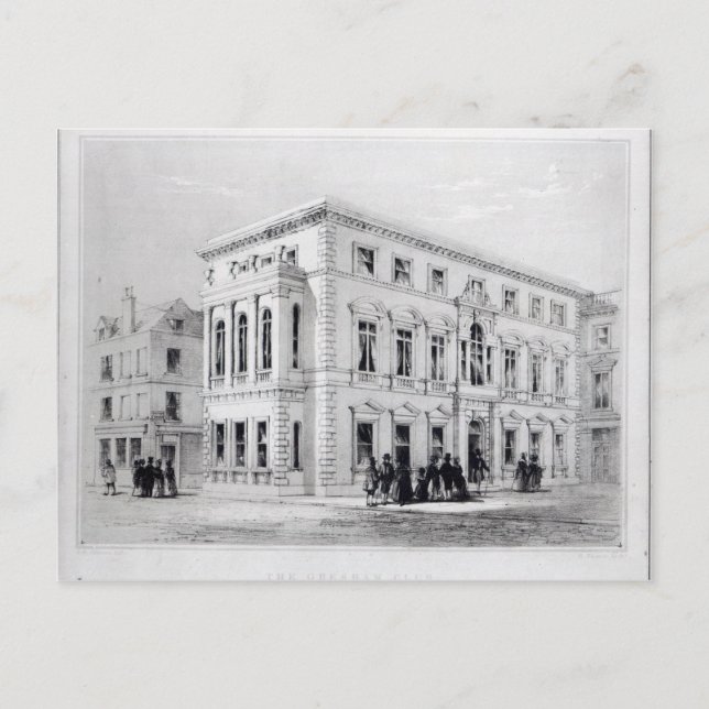 Postal El Gresham Club (Anverso)
