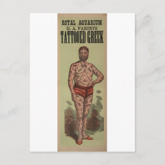 Postal El griego tatuado
