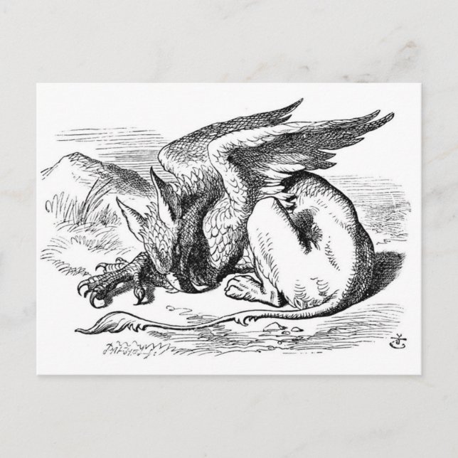 Postal El Griffin Durmiente (Anverso)
