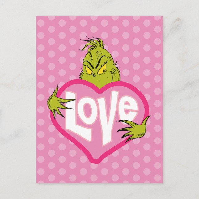 Postal El Grinch | Amor (Anverso)