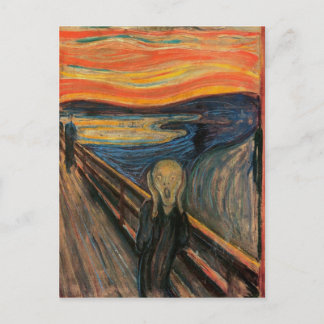 Postal El grito de Edvard Munch