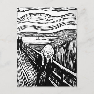 Postal El grito de Edvard Munch