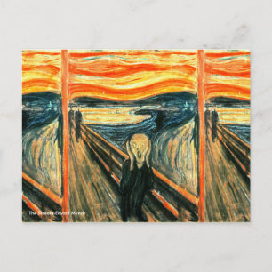 Postal El grito de Edvard Munch