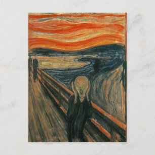 Postal El grito de Edvard Munch