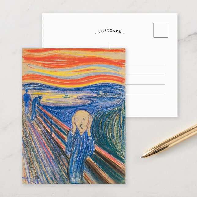 Postal El Grito | Edvard Munch (Subido por el creador)