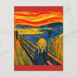 Postal El grito - Edvard Munch - Art Post Card