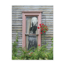 El grito en una ventana