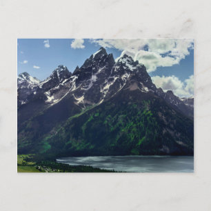 Postal El Grupo De La Catedral En El País De Grand Teton