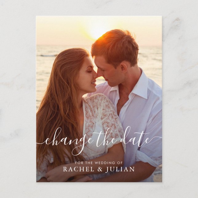 Postal El guión encantador cambia la fecha (Anverso)