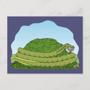 Postal El gusano de Lambton