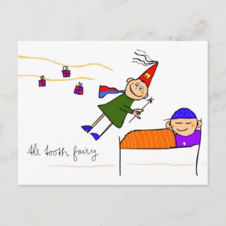 Postal "el hada del diente"