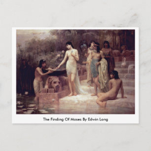 Postal El Hallazgo De Moses Por Edwin Long