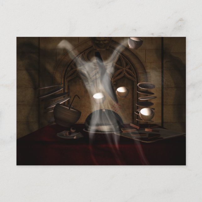 Postal El HALLOWEEN DE Cenas (Anverso)