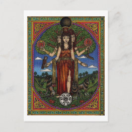 Postal el hecate de la diosa (imagen y synbols) 001 t,